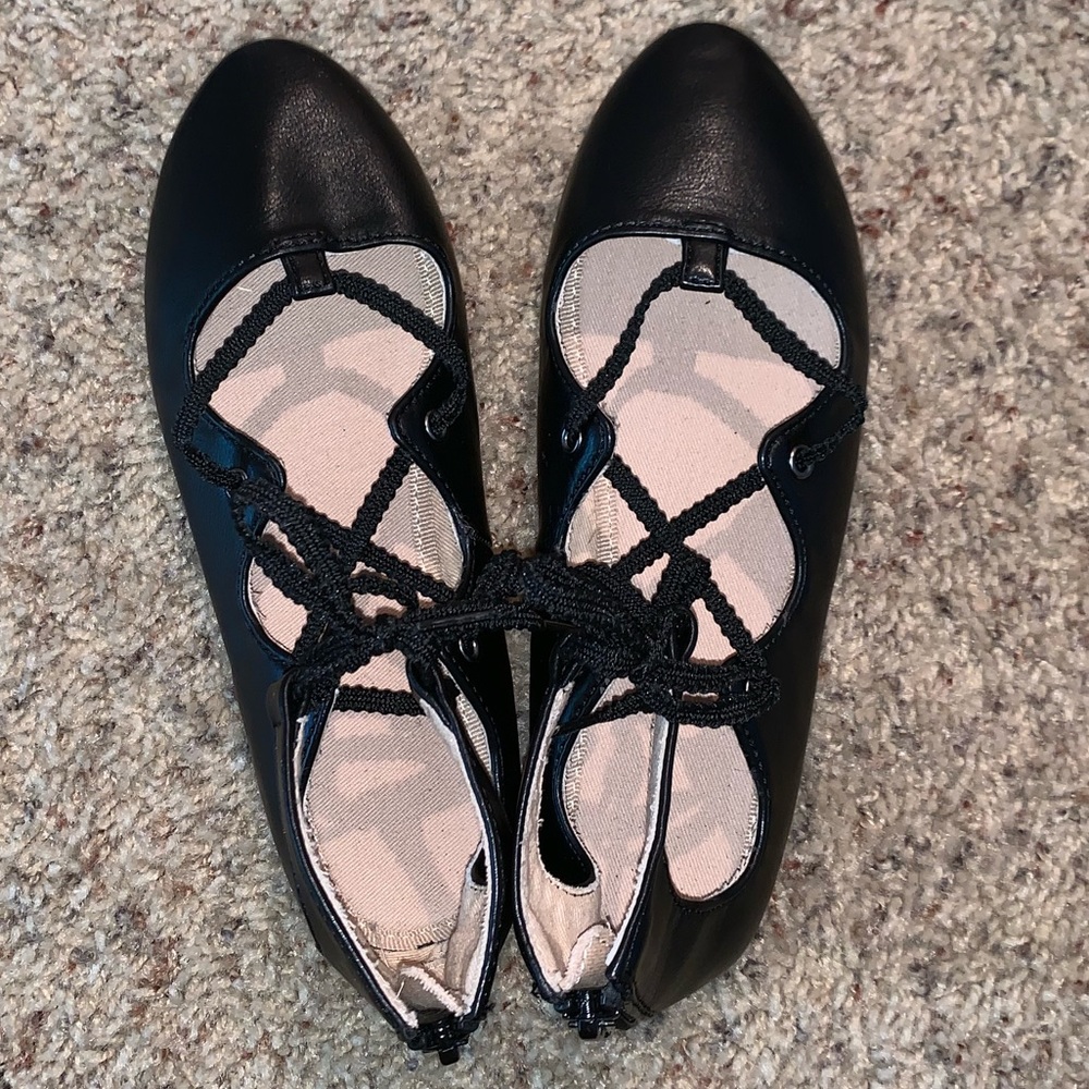 Girls Lace Up Dress Shoe